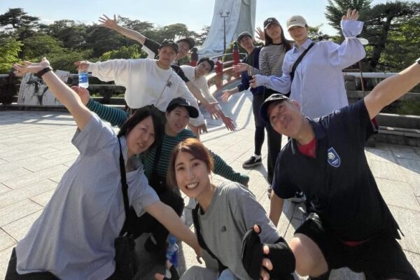 群馬県にある広々とした公園にハイキング